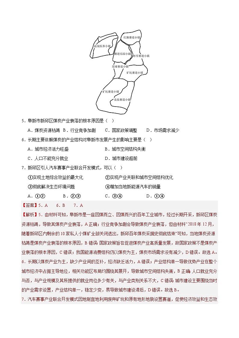 【人教版地理】选择性必修二  2.3 资源枯竭型城市的转型发展（课件+教案+学案+分层练习）03