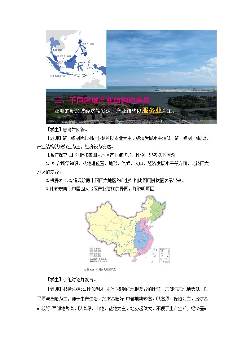 【人教版地理】选择性必修二  3.2 地区产业结构变化（课件+教案+学案+分层练习）03