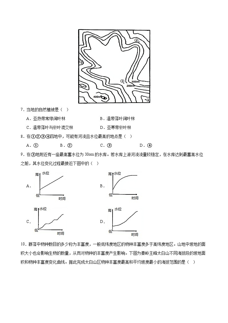 黄金卷02（江苏专用）-【赢在高考·黄金8卷】备战2024年高考地理模拟卷（江苏专用）03