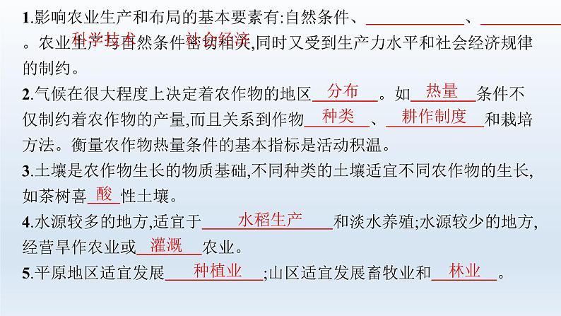 高中地理学考复习第10章产业区位选择课件07