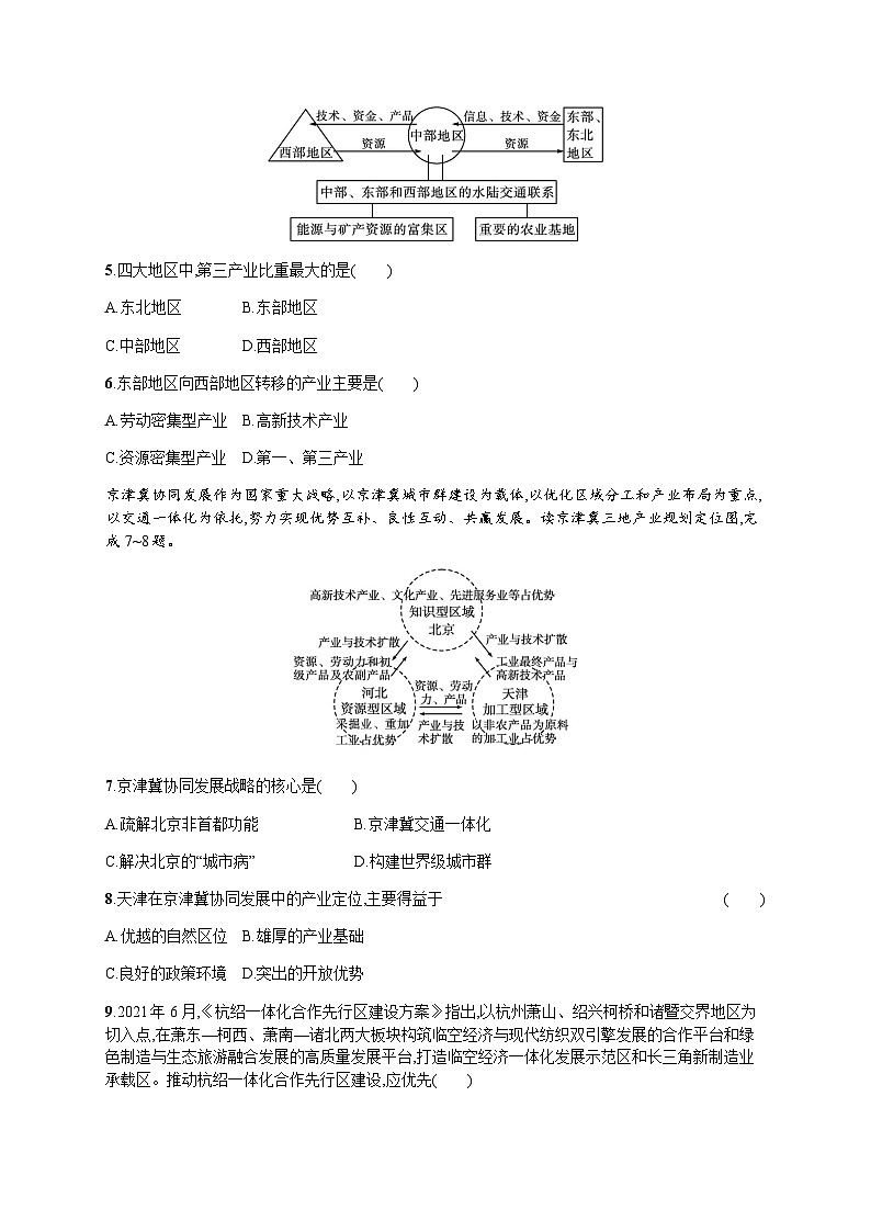 高中地理学考复习阶段检测卷7区域发展战略、人地关系与可持续发展含答案第2页