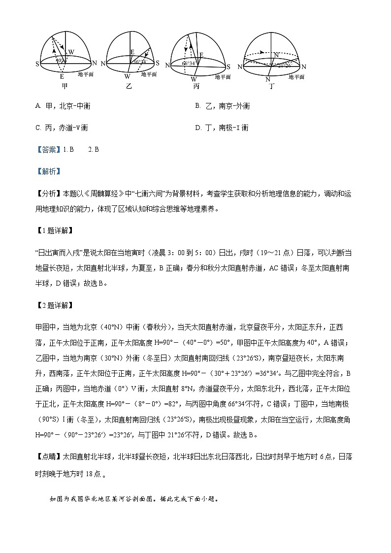 2023-2024学年江苏省宿迁市泗阳中学高三上学期第一次月考地理试卷含答案02