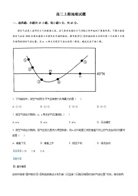 2023-2024学年河南省栾川县第一高级中学高三上学期1月阶段测试地理试题含答案