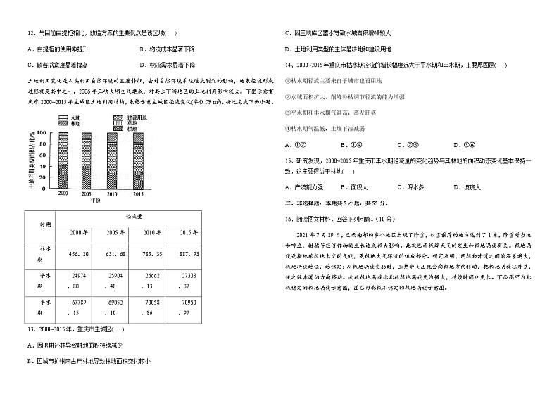 2023-2024学年河南省许昌高级中学高三上学期1月阶段测试地理试题含参考答案03