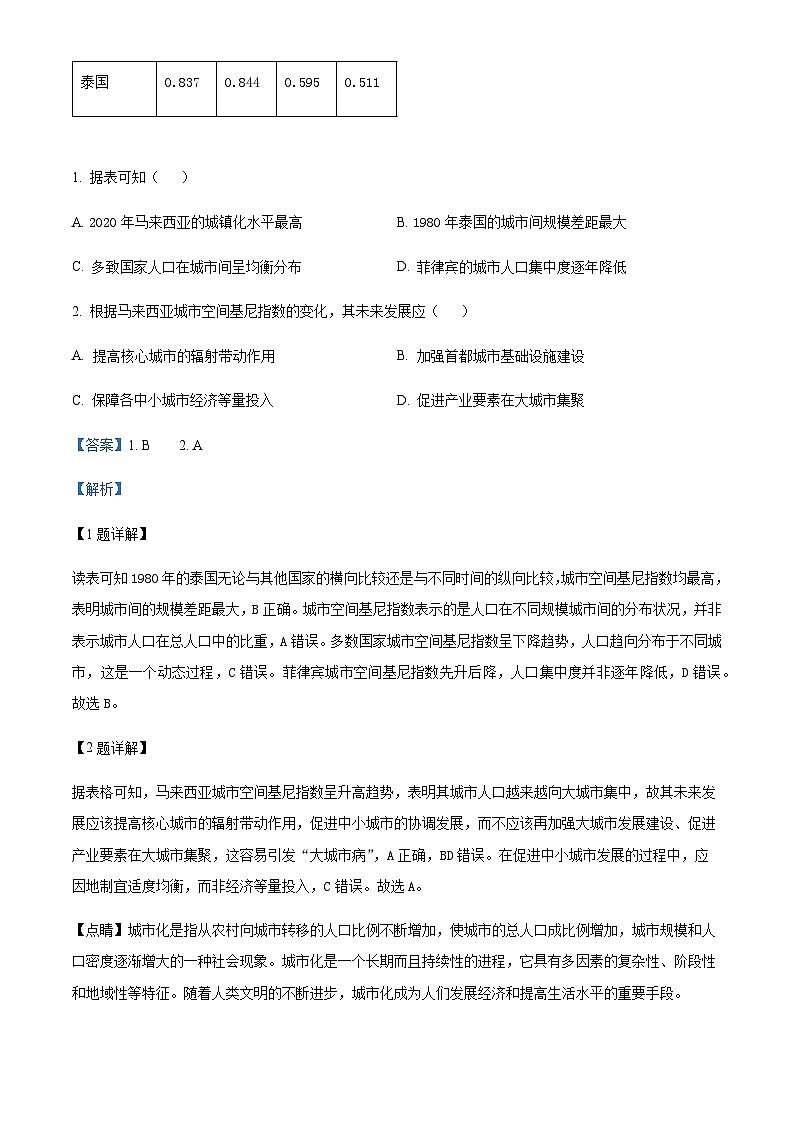 2023-2024学年辽宁省沈阳市高三上学期教学质量监测地理试题含答案第2页