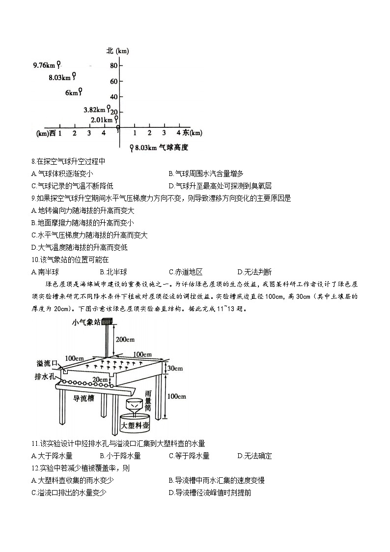 山东省聊城市2023-2024学年高一上学期期末考试地理试卷（Word版附答案）03