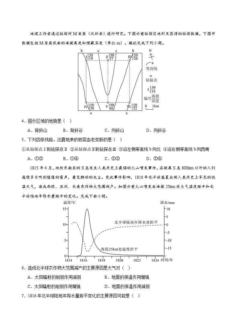 2024重庆市乌江新高考协作体高二下学期开学考试地理含解析02