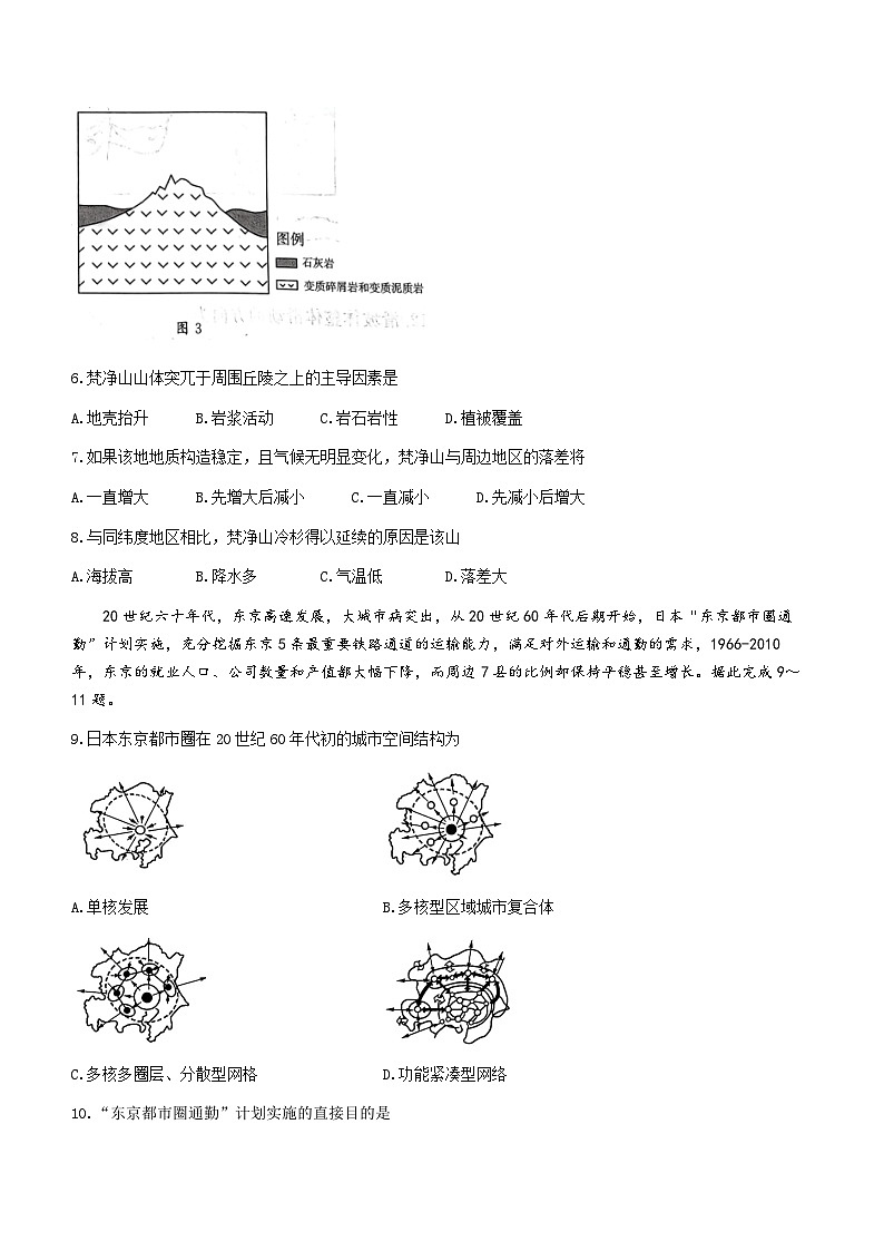 2024山东省名校联盟高三下学期开学考试地理试题第3页