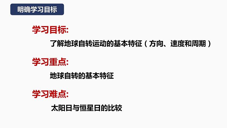 【湘教版地理】选修一  1.1地球的自转（1、2课时）课件06