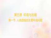 江苏专版2023_2024学年新教材高中地理第五章环境与发展第一节人类面临的主要环境问题课件新人教版必修第二册