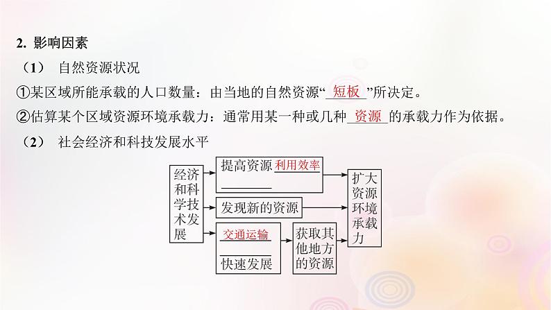 江苏专版2023_2024学年新教材高中地理第一章人口第三节人口容量课件新人教版必修第二册06