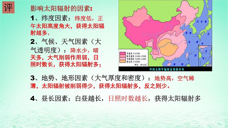 2024春新教材高中地理1.2太阳对地球的影响课件2（湘教版必修第一册）06