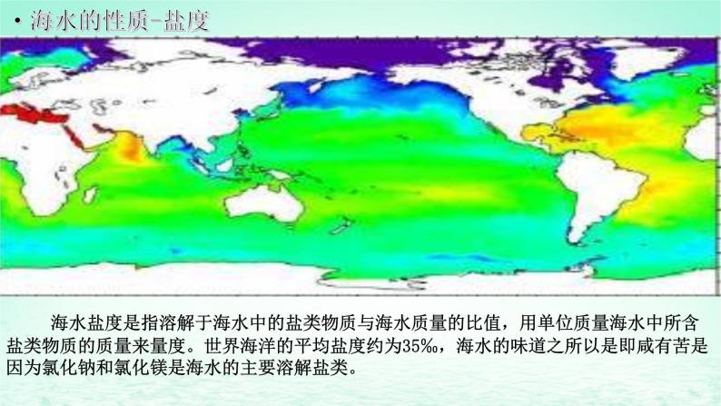 2024春新教材高中地理4.2海水的性质和运动课件（湘教版必修第一册）05