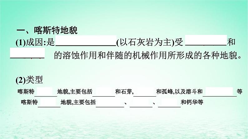 2024春新教材高中地理2.3喀斯特海岸和冰川地貌课件2（湘教版必修第一册）04