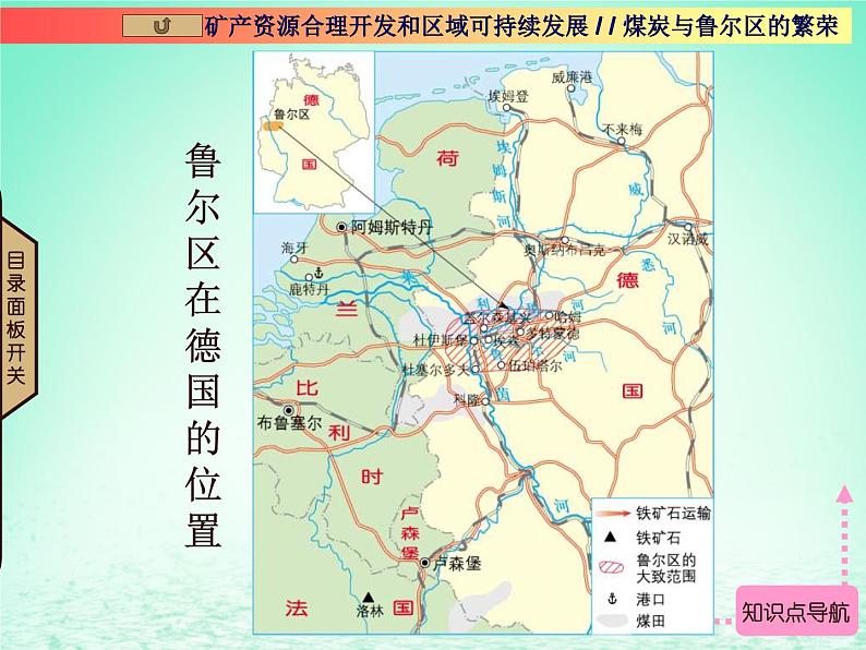 2024春新教材高中地理2.3资源枯竭型地区的可持续发展__以德国鲁尔区为例课件（湘教版选择性必修2）04