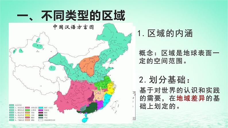 2024春新教材高中地理1.1区域的含义及类型课件（湘教版选择性必修2）03