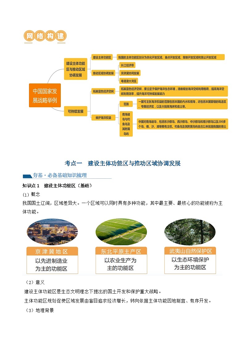 第30讲 中国国家发展战略举例（讲义）（原卷版）第2页