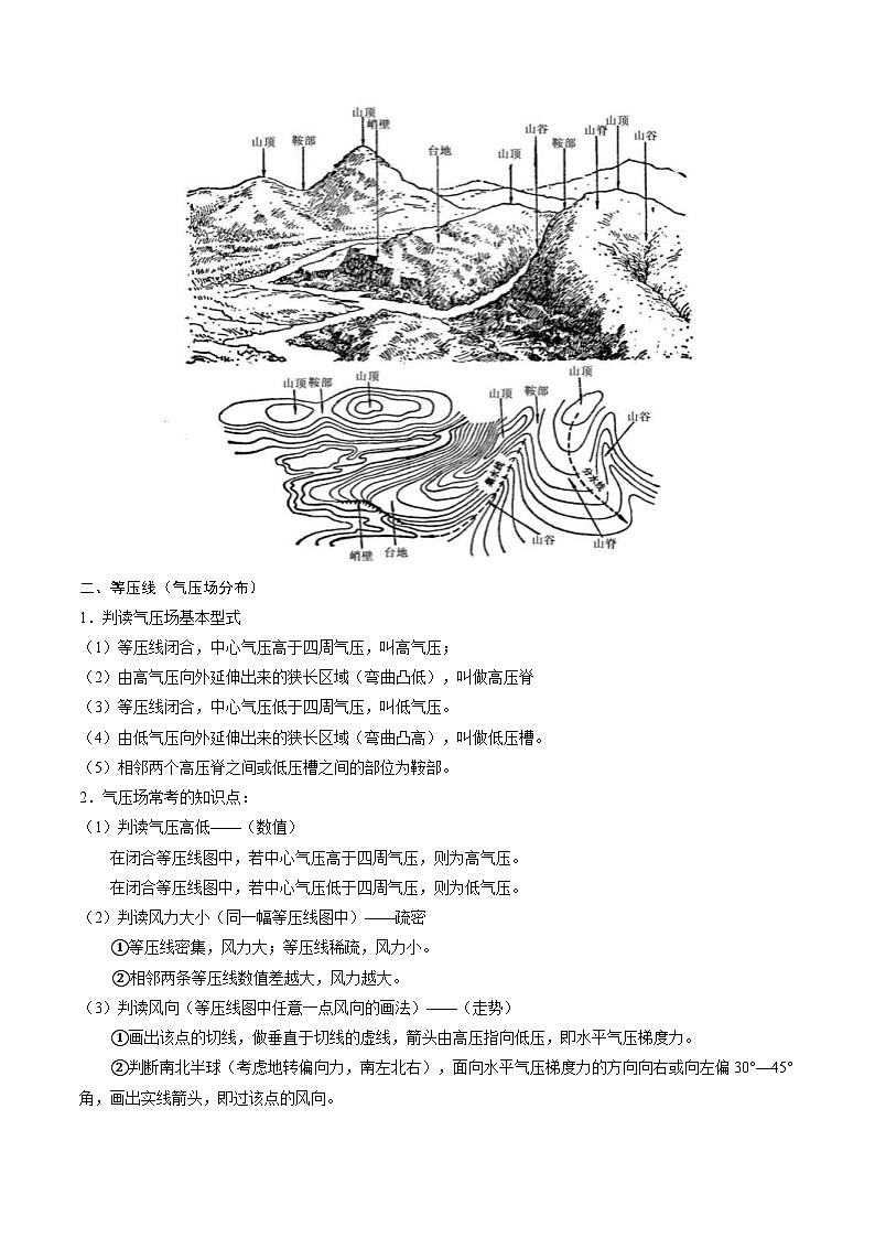 （新高考）高考地理二轮复习题型归纳与变式演练专题03  “等值线型”选择题答题技巧（2份打包，原卷版+教师版）02