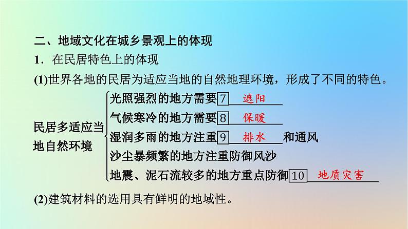 2024春高中地理第2章城镇和乡村第2节地域文化与城乡景观课件湘教版必修第二册第6页