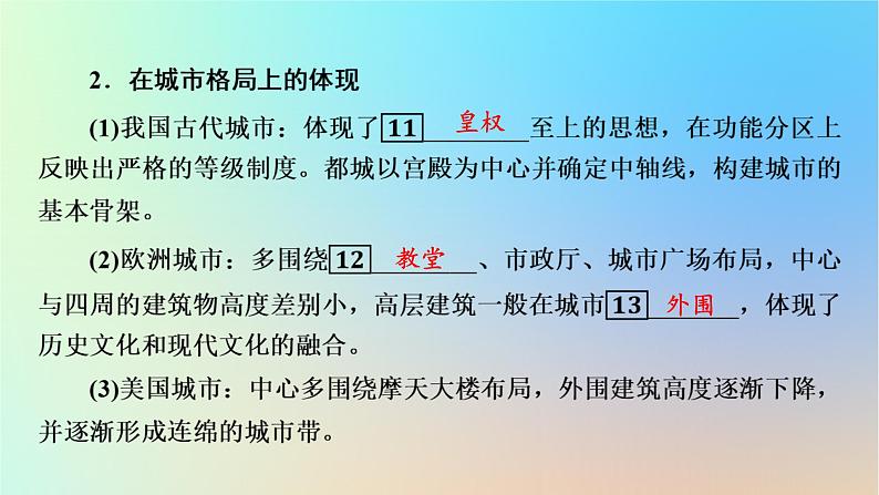 2024春高中地理第2章城镇和乡村第2节地域文化与城乡景观课件湘教版必修第二册第7页