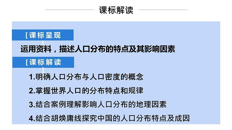 高中地理人教版地理一第一章第一节人口分布课件02