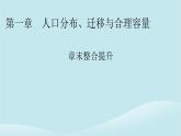 2024春高中地理第1章人口分布迁移与合理容量章末整合提升课件中图版必修第二册