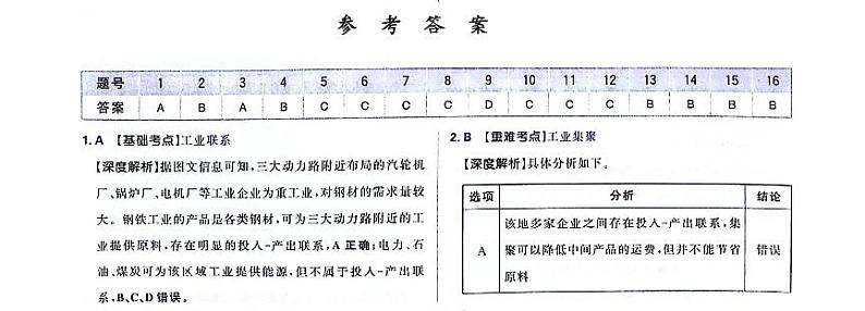 黑龙江省2023-2024学年普通高中学业水平合格性考试（1月）地理试卷（含答案解析）03