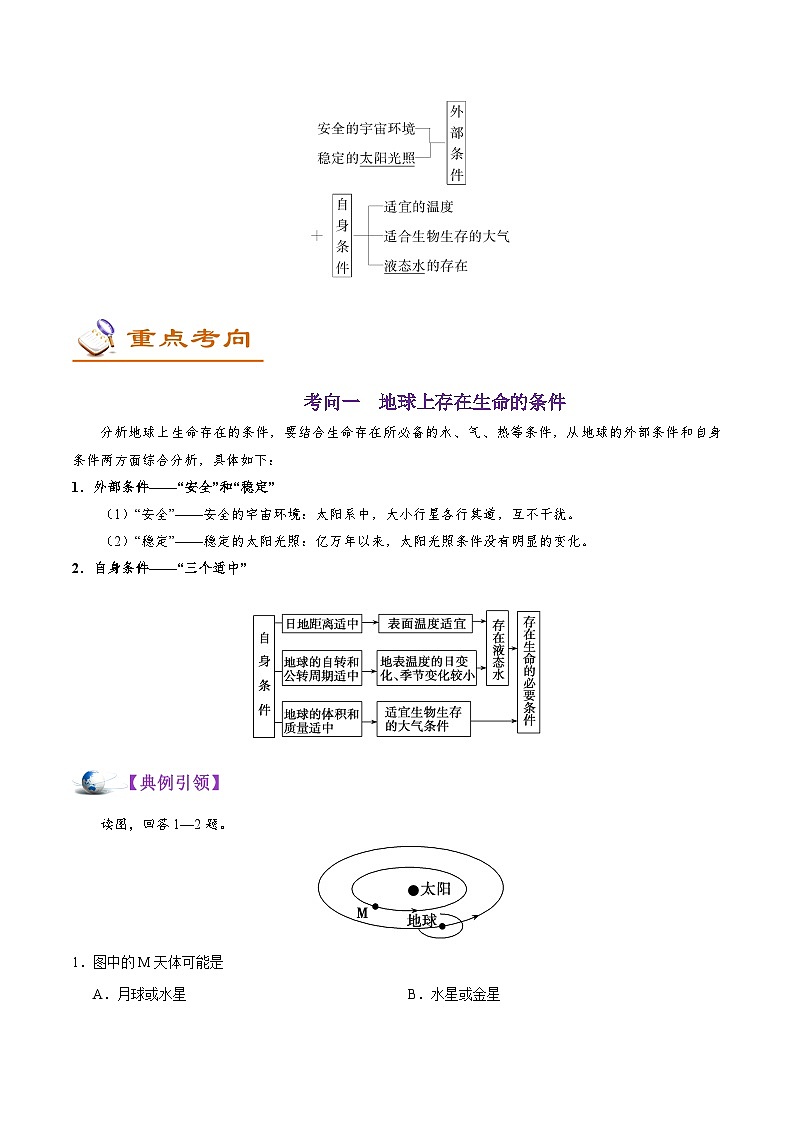 最新高考地理考点一遍过讲义 考点04 宇宙中的地球03