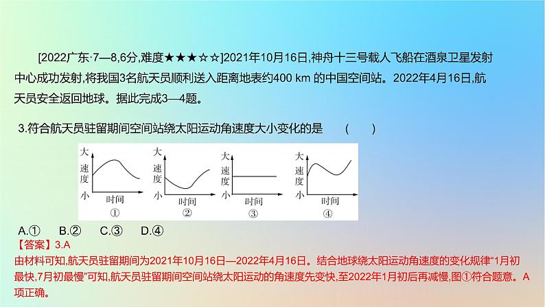 2025版高考地理一轮复习真题精练专题二行星地球第5练地球公转运动的地理意义课件第4页