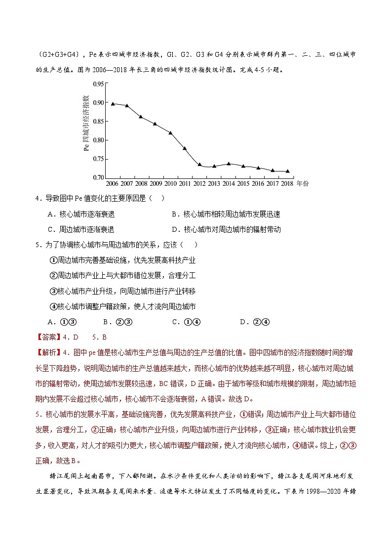 2024年高考地理考前信息必研卷02（福建专用）（Word版附解析）03