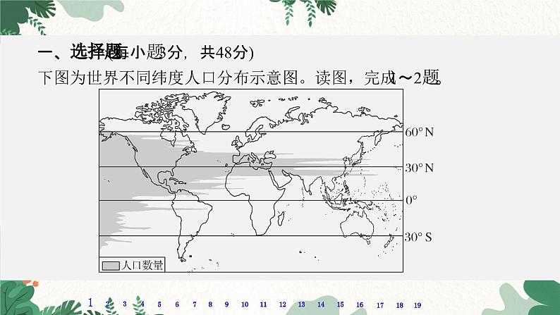 高中地理鲁教版（2019）必修二 第一单元 单元测评(一)课件02