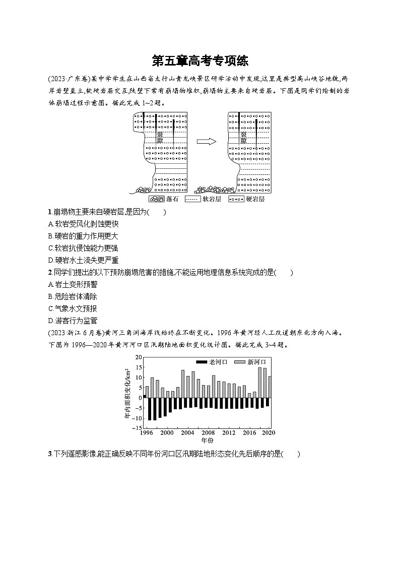 高考总复习优化设计一轮用书地理配人教版(适用于新高考新教材)word第5章高考专项练第1页