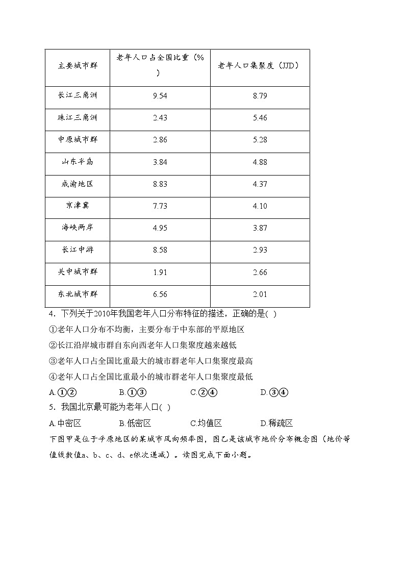 河北省张家口市第一中学2023-2024学年高一上学期12月月考地理试卷(含答案)第2页
