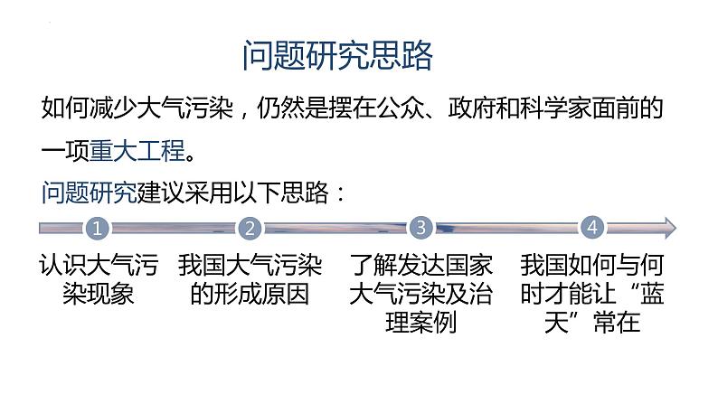 人教版（2019）必修一 第二章问题研究  何时“蓝天”常在课件04