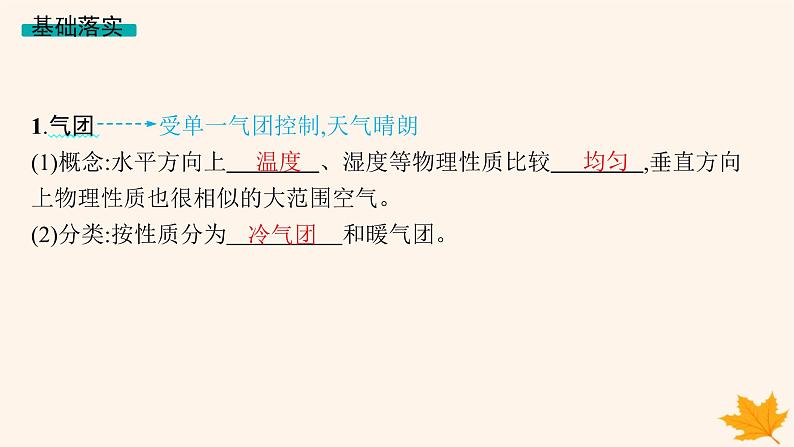 备战2025届高考地理一轮总复习第1篇自然地理第3章地球上的大气第3讲课时1锋与天气课件05