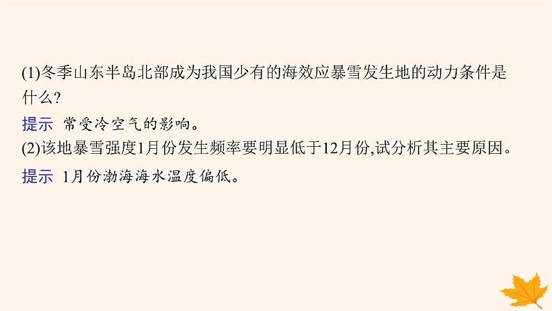 备战2025届高考地理一轮总复习第1篇自然地理第3章地球上的大气第4讲课时3影响气候的主要因素课件08