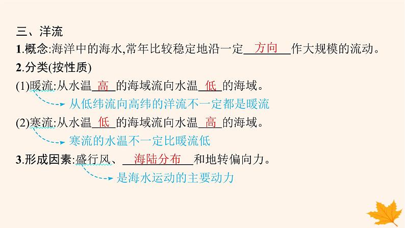 备战2025届高考地理一轮总复习第1篇自然地理第4章地球上的水第3讲课时2海水的运动课件07