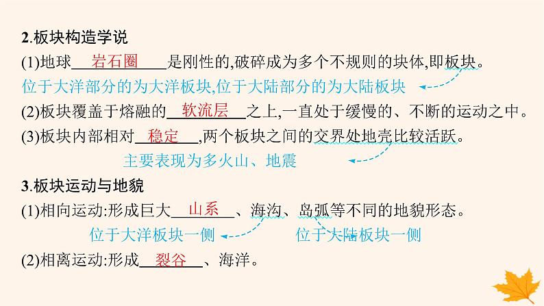 备战2025届高考地理一轮总复习第1篇自然地理第5章地表形态的塑造第2讲课时2板块运动与地貌山地对交通的影响课件05