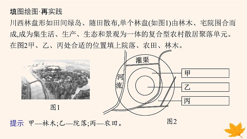 备战2025届高考地理一轮总复习第2篇人文地理第9章乡村和城镇第1讲乡村和城镇空间结构课件第6页