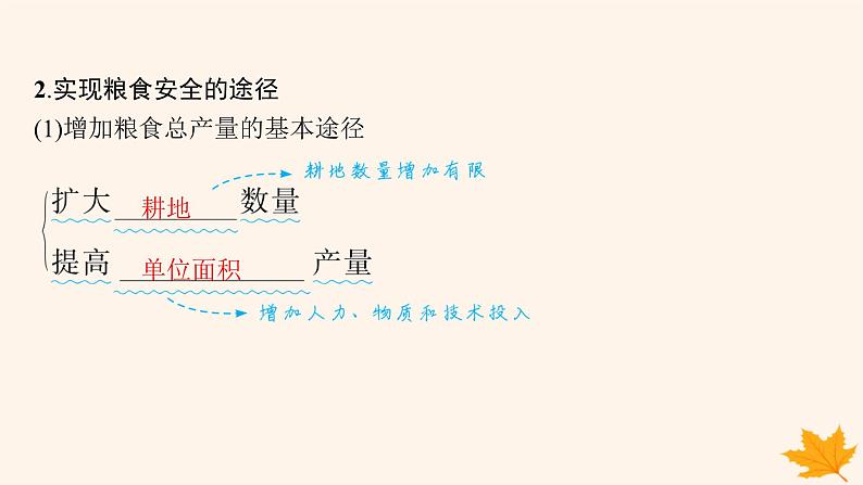 备战2025届高考地理一轮总复习第4篇资源环境与国家安全第18章资源安全与国家安全第3讲中国的耕地资源与粮食安全课件第6页