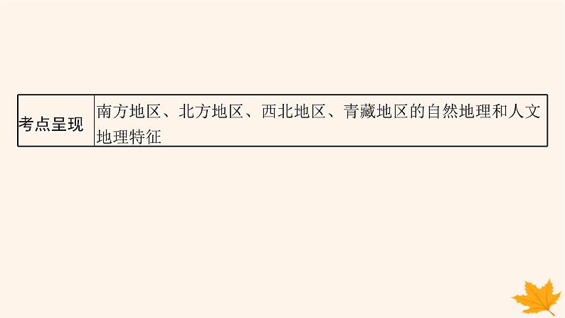 备战2025届高考地理一轮总复习第5篇区域地理第22章中国地理第2讲中国地理分区课件02