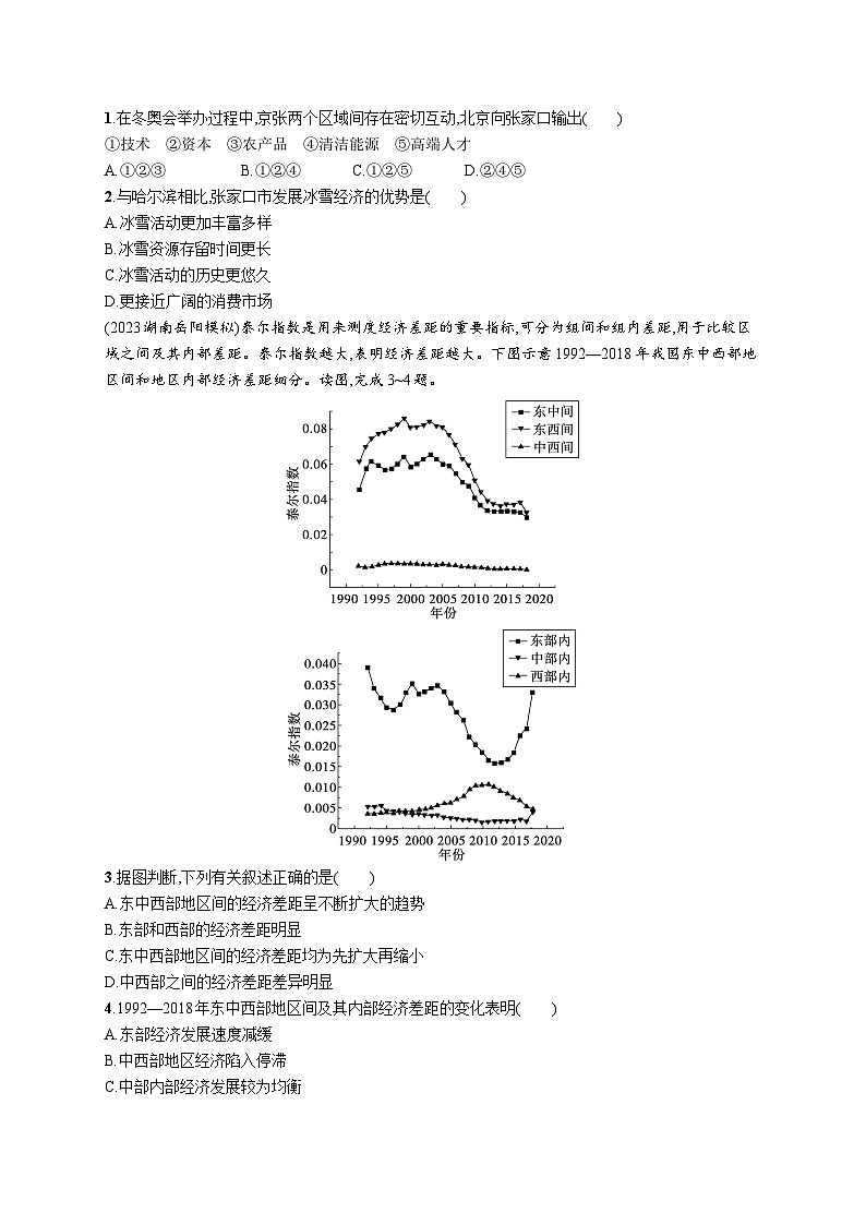 考点规范练31地理环境与区域发展第3页