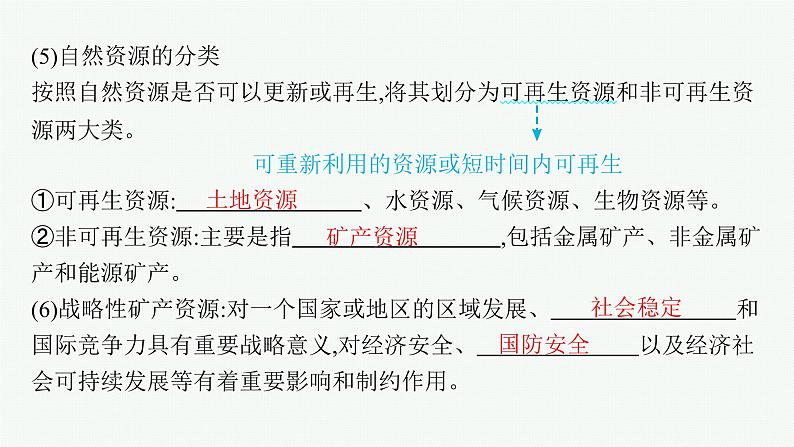 第14单元 自然资源与国家安全 第1节 自然资源与人类活动、石油与国家安全 2025年高考地理一轮总复习课件+习题鲁教版（新高考新教材）06