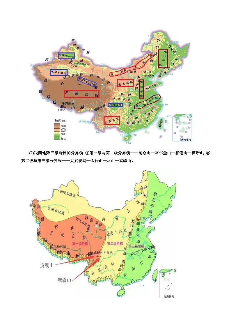 专题31  中国地理概况（精品讲义）-备战高考地理一轮复习全考点精讲练（浙江专用）（原卷版）第3页