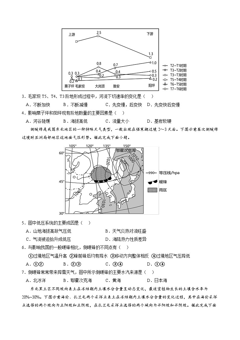 黄金卷06（原卷版）-备战高考地理模拟卷（广东专用）第2页