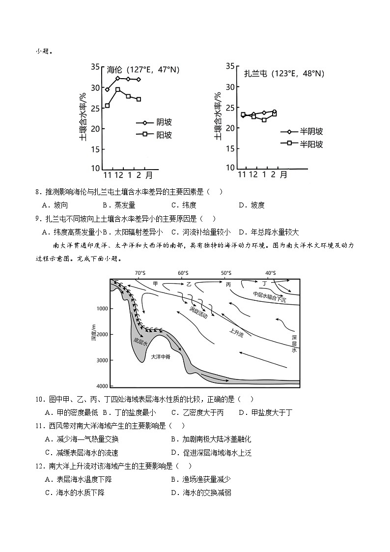 黄金卷06（原卷版）-备战高考地理模拟卷（广东专用）第3页