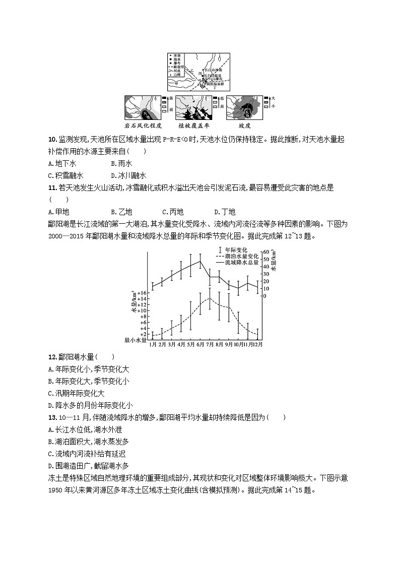 2025届高考地理一轮复习专项练习第三章地球上的水03