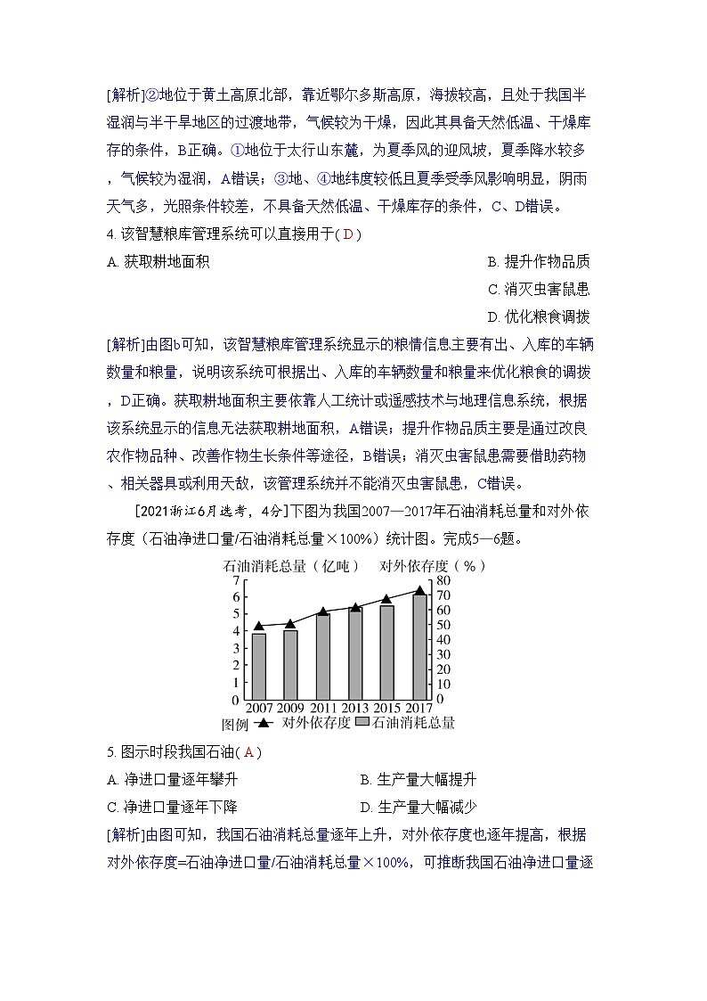 专题二十 资源与国家安全2024五年高考题分类训练（地理）03