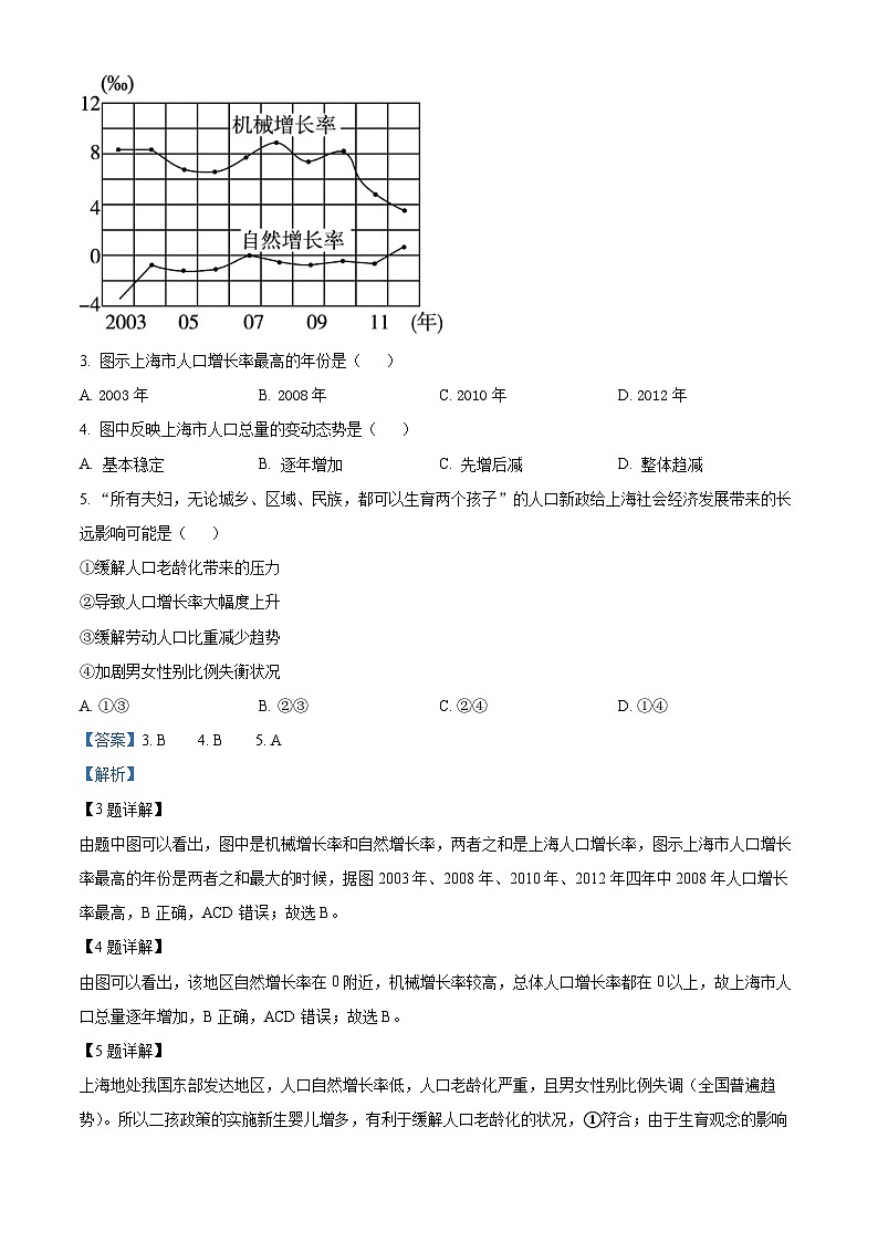 河南省南阳市宛城区华龙高级中学2023-2024学年高一下学期4月份月考地理试题（解析版）第2页