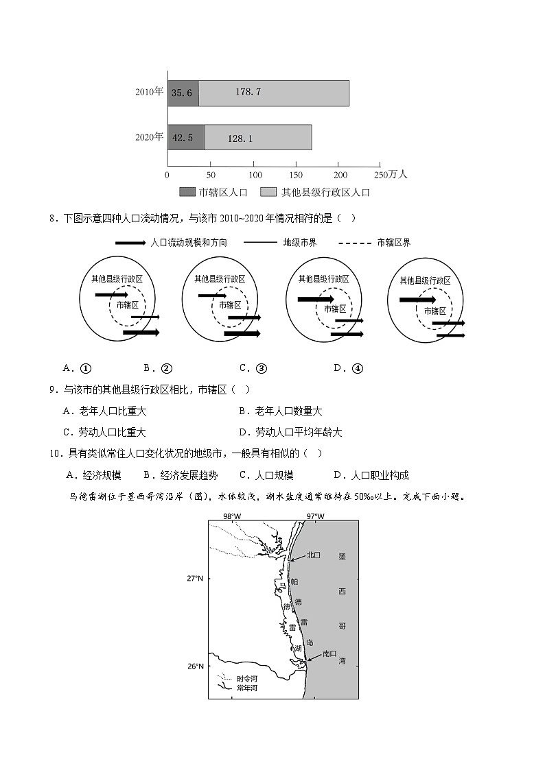 福建卷2024年高考第三次模拟考试地理试卷（Word版附解析）03